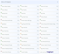 Chatpata menu 2