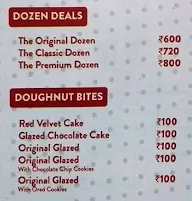 Krispy Kreme menu 1