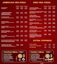 William John's Pizza menu 1