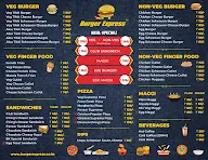 Burger Express menu 1