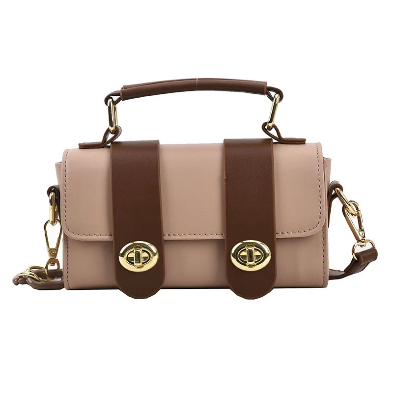 Bolsa Quadrada Pequena Portátil Feminina Versátil. Combine com qualquer look! Leve seus itens essenciais com estilo e praticidade. Perfeita para o dia a dia.