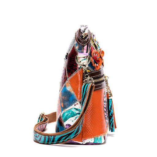Title 3, Head Layer Cowhide Shoulder Bag Woman A stylish...