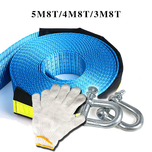 Title 1, 5 meter 8 ton tow rope car towing rope, strong ...