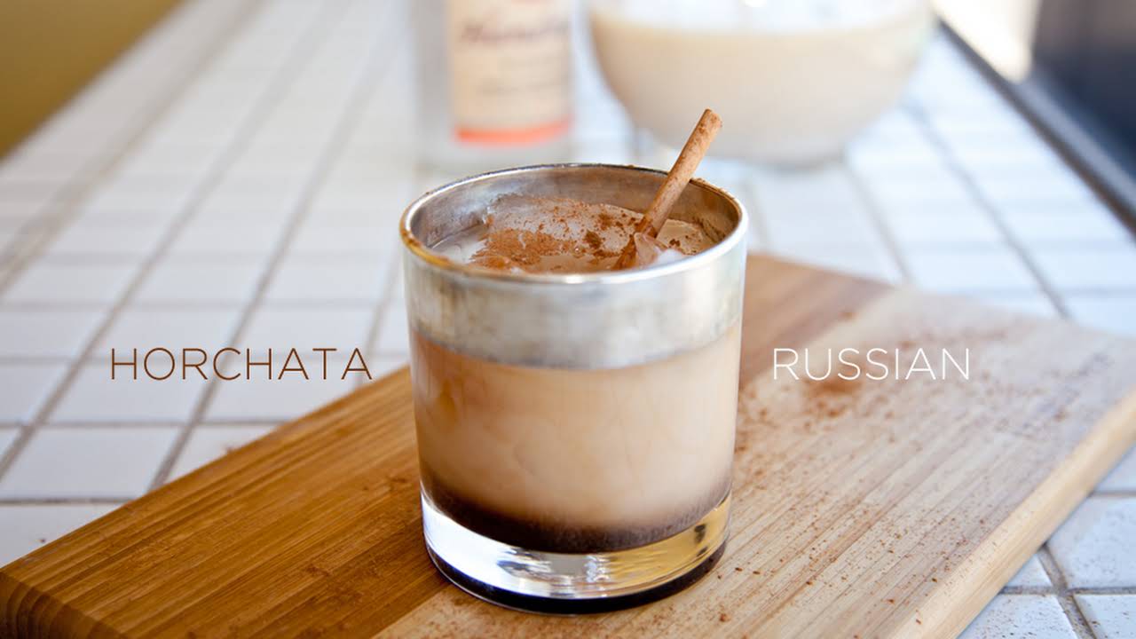 Vanilla Bean Horchata Iced Coffee - Nutmeg Nanny