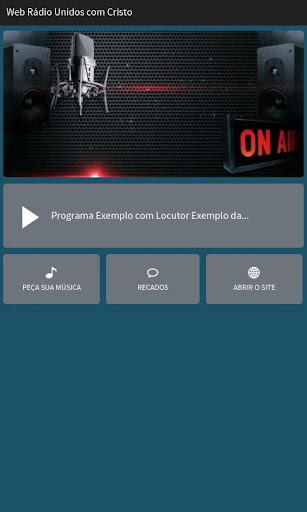 Web Rádio Unidos com Cristo