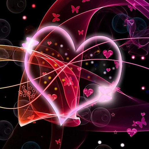 Neon Hearts Live Wallpaper Apps On Google Play