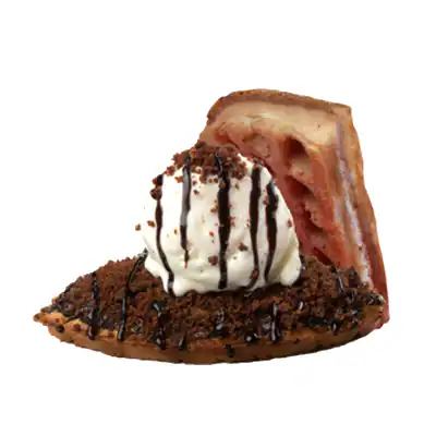 Chocolate Brownie Ice Cream Waffle