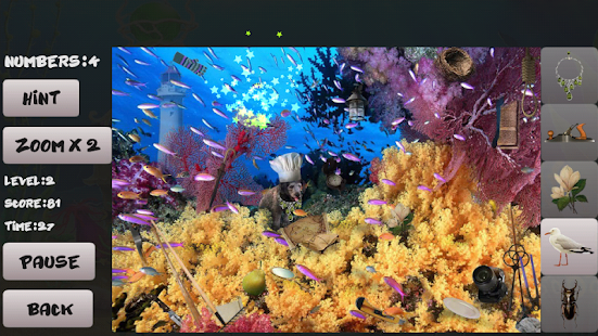 Sea bottom. Hidden Objects Screenshots 5
