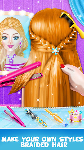 Screenshot Fashion Braid Hair Salon Games