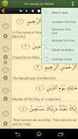 Quran in English Advanced Screenshot