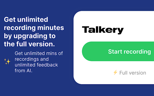 Talkery: AI analyser