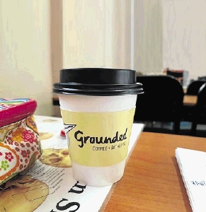 Grounded at Echo serves excellent coffee.