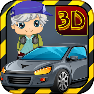 3DCartoon Backyard Car Parking 1.1