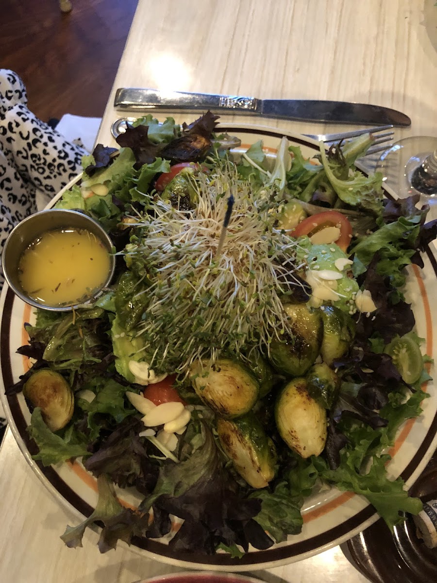 Brussel Sprout and Avocado Salad