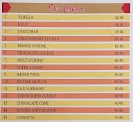 Baba Banwari Lal Restaurant menu 1