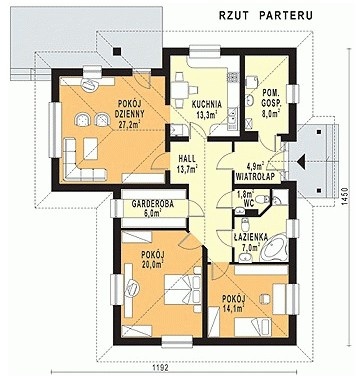 WB-3984 - Rzut parteru