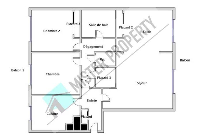 Vente appartement 4 pièces 75 m² à Rueil-Malmaison (92500), 450 000 €