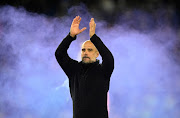 Manchester City manager Pep Guardiola after the Premier League against Brighton & Hove Albion at The Community Stadium in Brighton on May 24 2023.