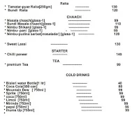 Pandit Paratha menu 2