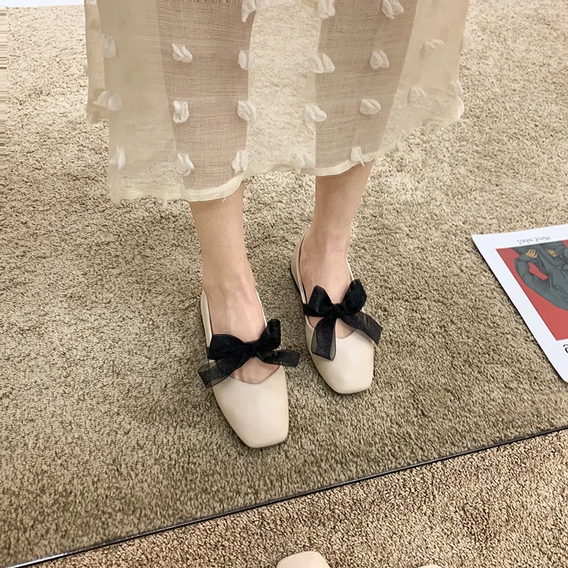 Title 2, Zapatos de verano estilo hada coreano, lazo, có...