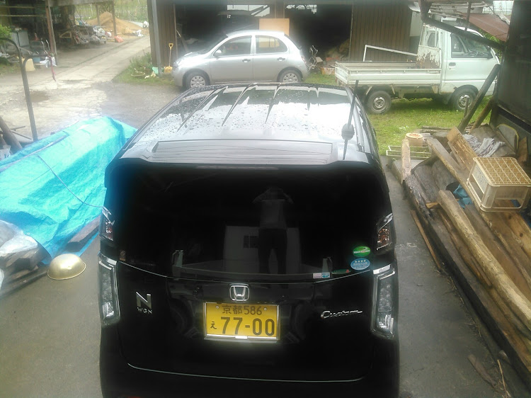 N-WGN カスタムの洗車・N-wgnカスタム・三度飯、初参加！・エムズガレージ・コラボ希望に関するカスタム事例の投稿画像3枚目