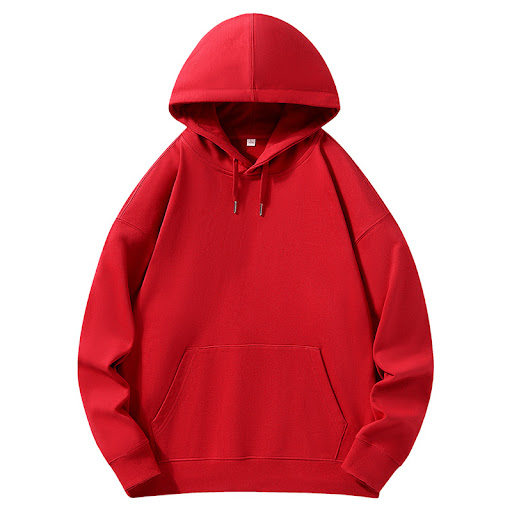 Title 7, Mens Solid Hoodie Loose Sweater with Dropped S...
