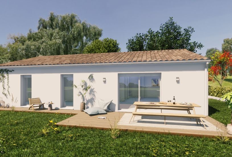  Vente Terrain + Maison - Terrain : 579m² - Maison : 100m² à Gamarde-les-Bains (40380) 