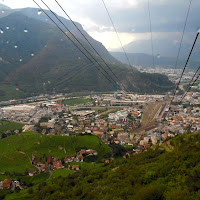 Bolzano tra temporale e vigneti di 