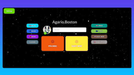 Screenshot Agario Boston Play