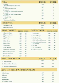 The Time Pass Cafe menu 2