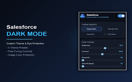Salesforce Dark Mode & Night Theme screenshot 1