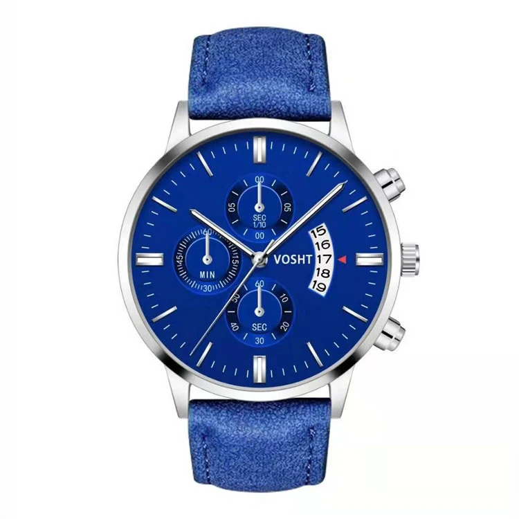 Title 3, Heren business horloge met drie ogen, zes-punts...