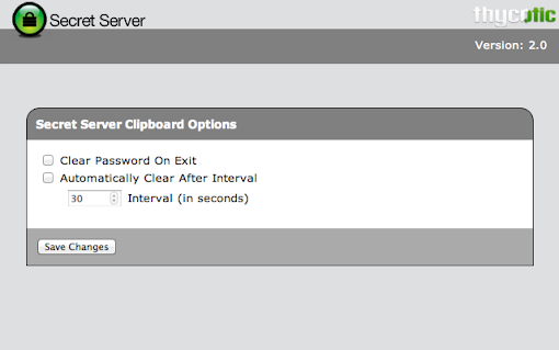 Secret Server Clipboard Utility