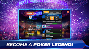 Poker Legends: Free Texas Holdem Poker Tournaments screenshot 4
