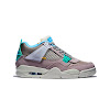 union x air jordan 4 "30th anniversary" taupe haze/blue fury-khaki-roma green