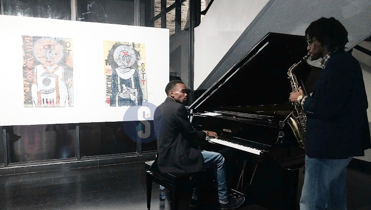 Artists Cyrus Sila and Septad at Alliance Française.