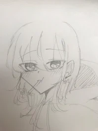 お絵描き（星街すいせい描いた）