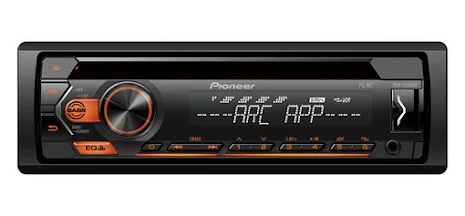 Pioneer DEH-S120UBA 4x50W,MP3,AUX,USB, orange knappbelysning