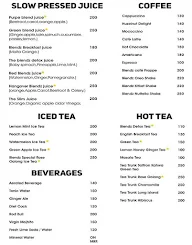 The Blendz menu 3