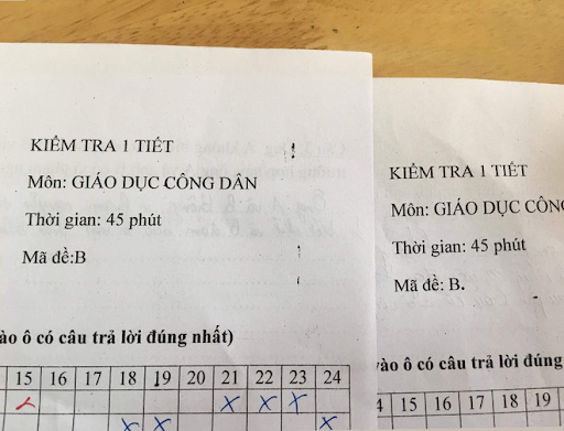Nhìn thoáng qua có ai biết đây là 2 đề bài hoàn toàn khác nhau không?