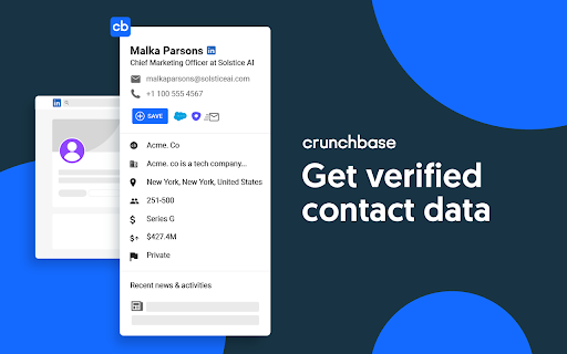 Crunchbase - B2B Company & Contact Info