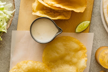 DIY Hard + Puffy Corn Tortilla Shells