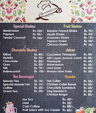 Yummiieelicious Shakes & Juice menu 1