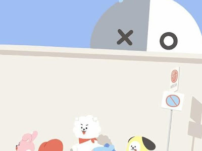 アニメ画像について Bt21 壁紙 シンプル