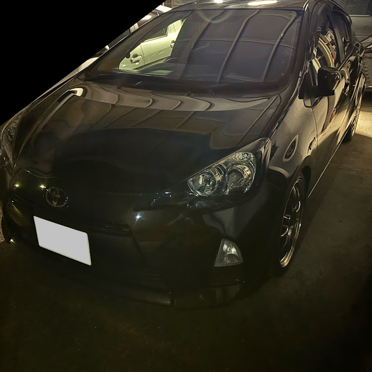 アクアのアクア前期・アクアNHP10・#黒・洗車に関するカスタム事例の投稿画像4枚目