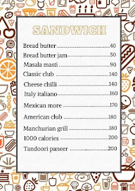 The Nirvana Cafe menu 1