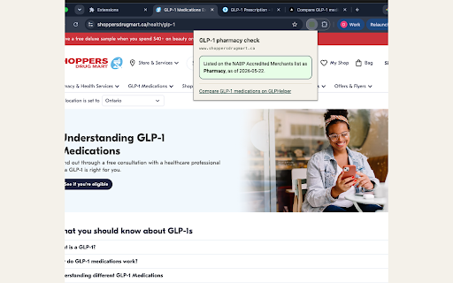 GLPHelper: GLP-1 Pharmacy Check screenshot 1