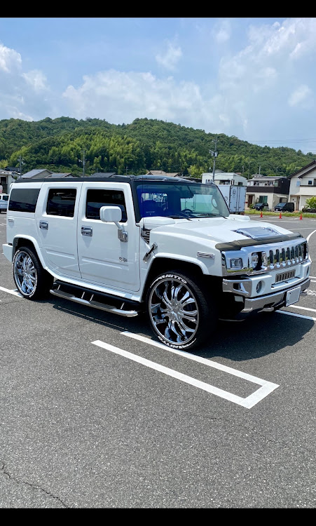 H2の曇り空と愛車・イカリング・タイヤステッカー・キャリパー塗装・ローター塗装に関するカスタム事例の投稿画像2枚目