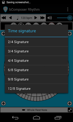 Screenshot BComposer Rhythm