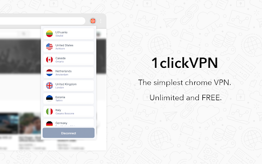 Free VPN for Chrome - VPN Proxy 1clickVPN